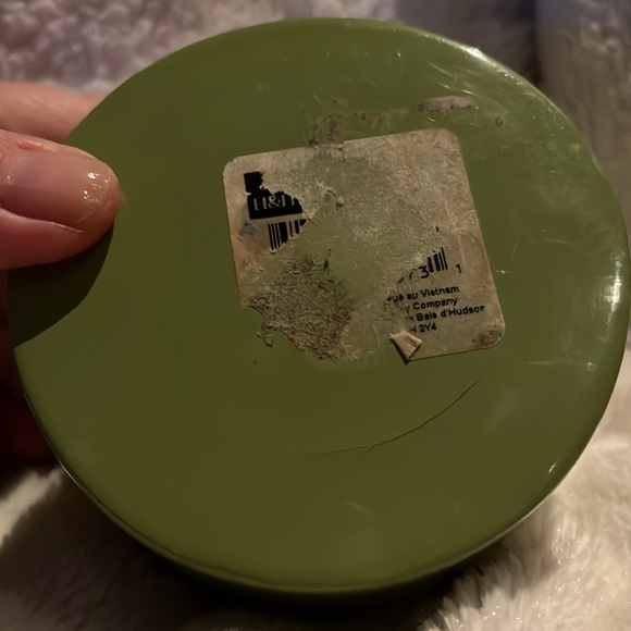 Vintage Avacado Bamboo canister - Picture 5 of 11